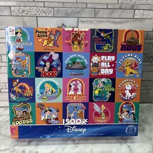 Ceaco Disney 1500 Piece Jigsaw Puzzle w/ Bonus Poster Multi-Disney Character